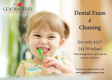 Spring Special - $53 For Dental Exam & Cleaning
