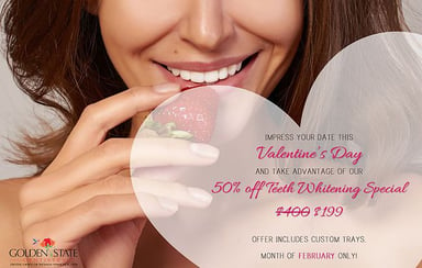 Valentine's Day Teeth Whitening Special - $199 (Originally $400!)